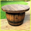barrel coffe table